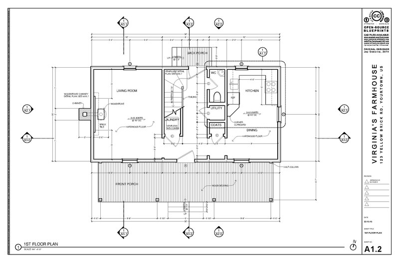 Farmhouse Drawing Set V-001