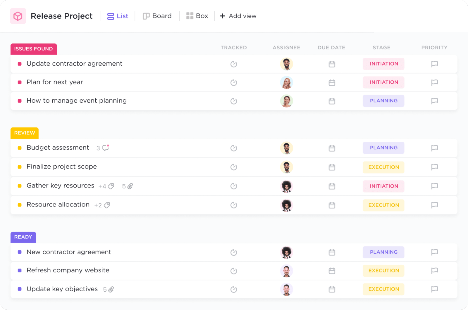 clickup, Best Basecamp alternative for team collaboration tools