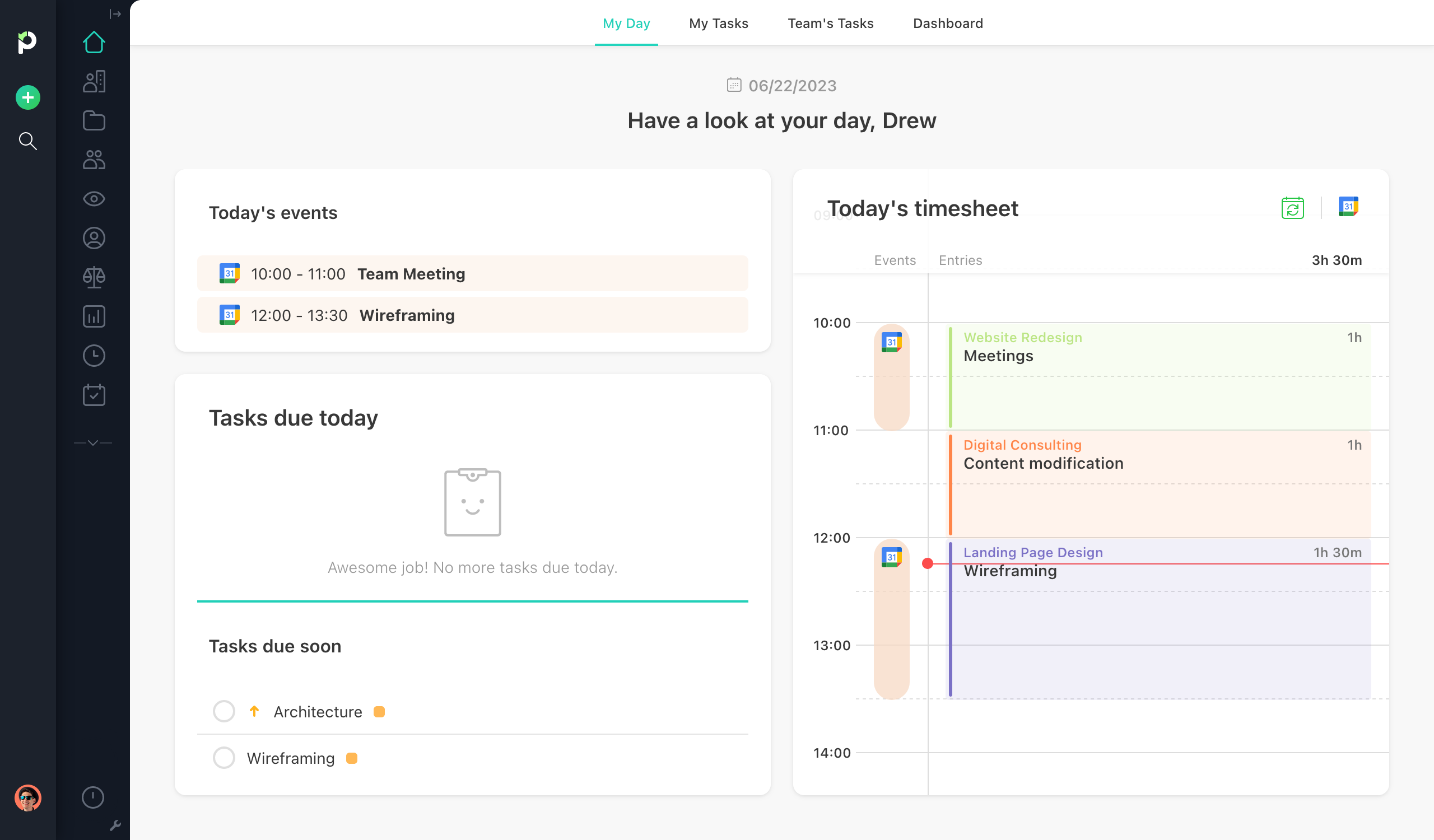 Paymo, a Smartsheet alternative with time tracking features