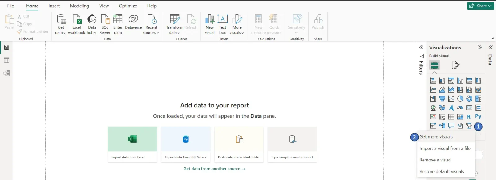 Power BI Gantt chart