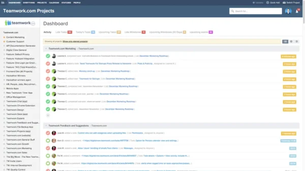 Teamwork.com one of the best task managment software